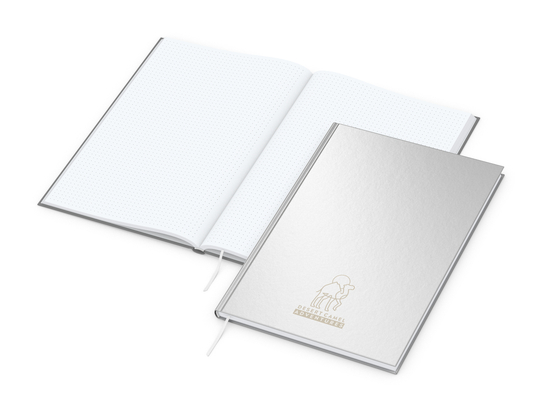 Notizbuch Note-Book Ecken spitz Hardcover matt-farbig