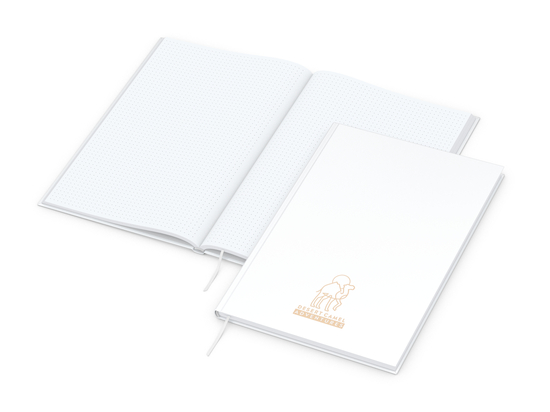 Notizbuch Note-Book Ecken spitz Hardcover matt-farbig