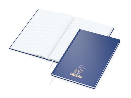 Notizbuch Note-Book Ecken spitz Hardcover matt-farbig