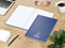 Notizbuch Note-Book Ecken spitz Hardcover matt-farbig