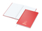 Notizbuch Note-Book Ecken spitz Hardcover matt-farbig