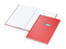 Notizbuch Note-Book Ecken spitz Hardcover matt-farbig