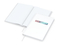 Notizbuch Note-Book Ecken spitz Hardcover matt-farbig