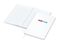 Notizbuch Note-Book Ecken spitz Hardcover matt-farbig