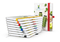 Notizbuch Match-Book Papier-Hardcover individuell bedruckt