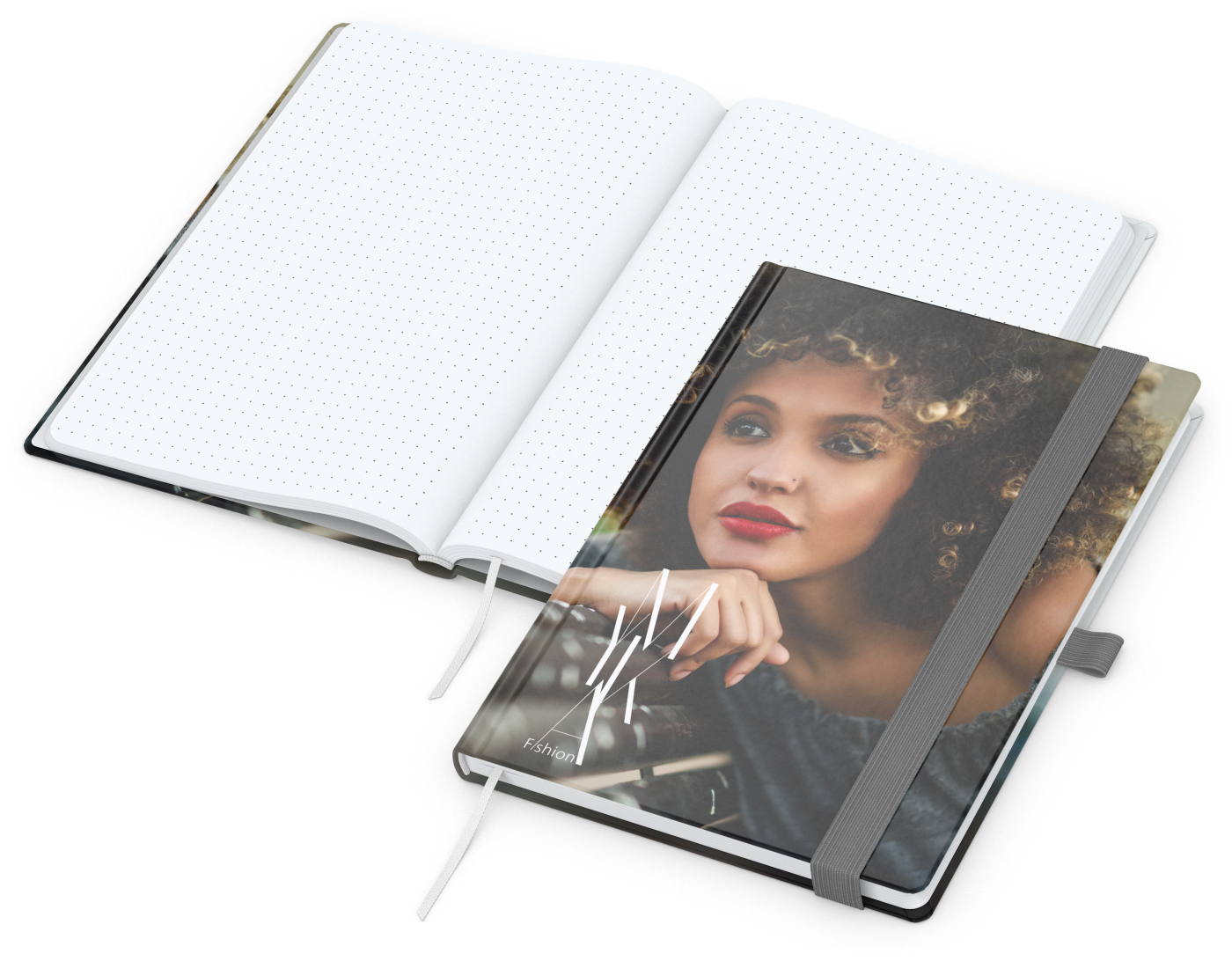 Notizbuch Match-Book Papier-Hardcover individuell bedruckt