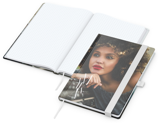 Notizbuch Match-Book Papier-Hardcover individuell bedruckt