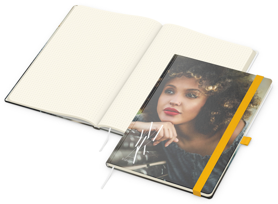 Notizbuch Match-Book Papier-Hardcover individuell bedruckt