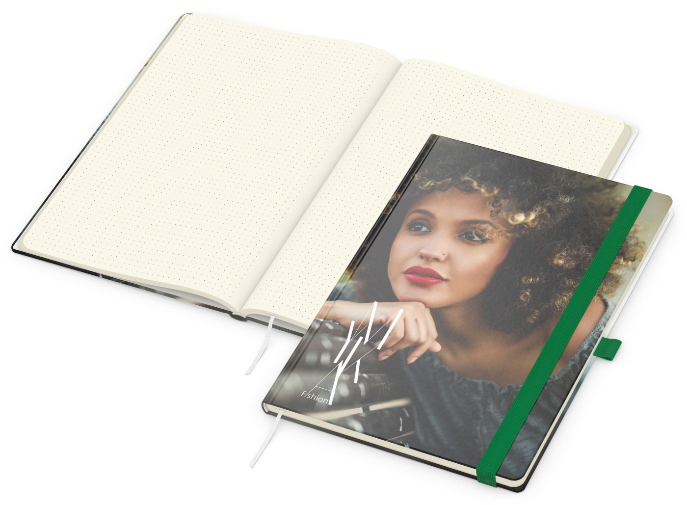 Notizbuch Match-Book Papier-Hardcover individuell bedruckt