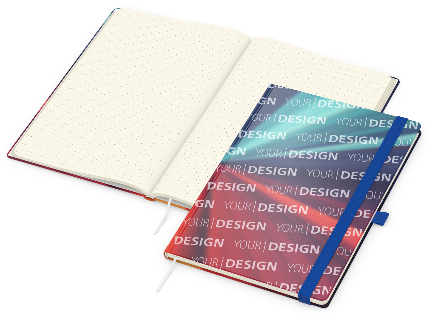 Notizbuch Match-Book Papier-Hardcover individuell bedruckt