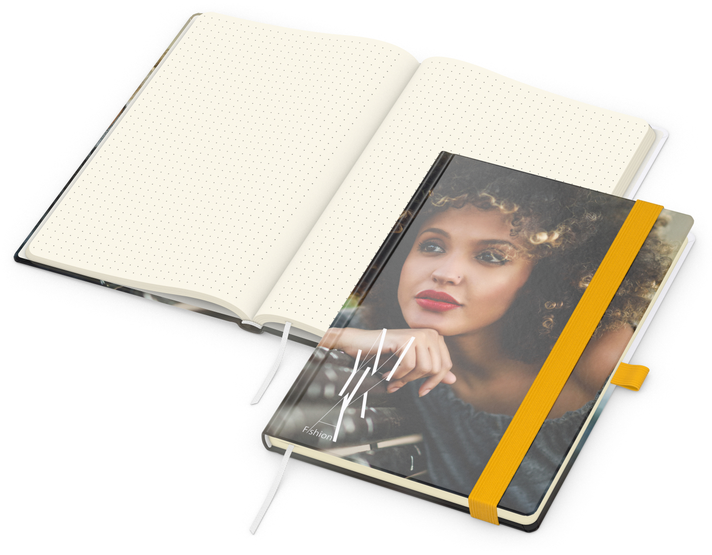 Notizbuch Match-Book Papier-Hardcover individuell bedruckt