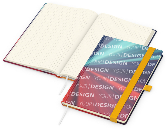 Notizbuch Match-Book Papier-Hardcover individuell bedruckt