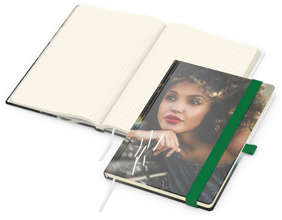 Notizbuch Match-Book Papier-Hardcover individuell bedruckt