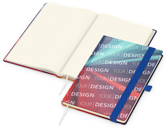 Notizbuch Match-Book Papier-Hardcover individuell bedruckt