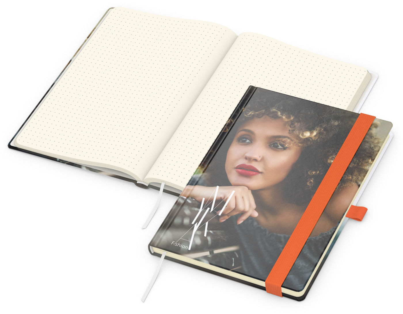 Notizbuch Match-Book Papier-Hardcover individuell bedruckt