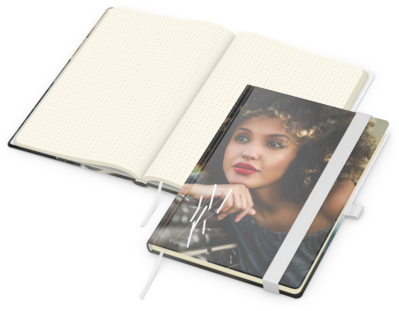 Notizbuch Match-Book Papier-Hardcover individuell bedruckt