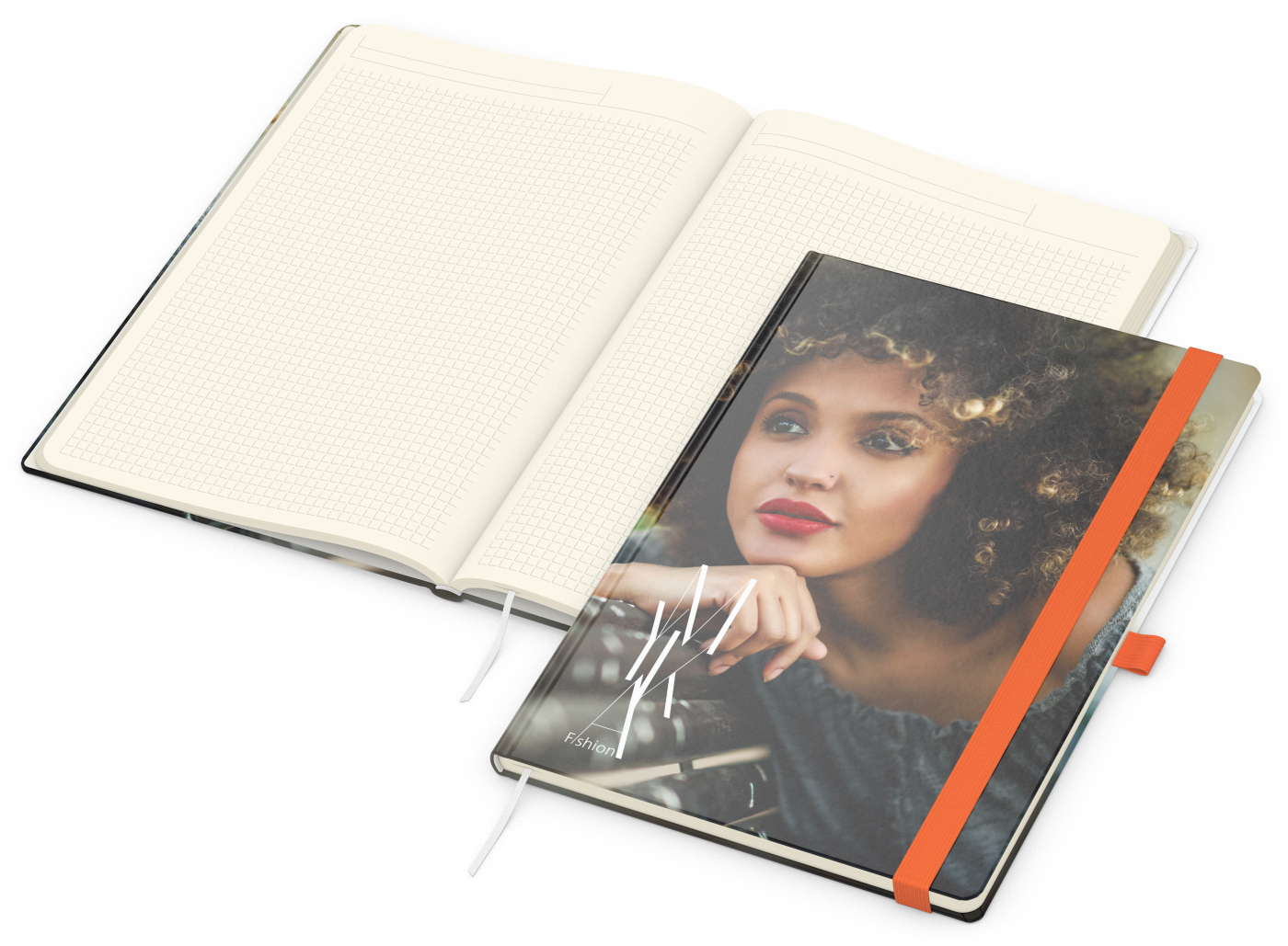 Notizbuch Match-Book Papier-Hardcover individuell bedruckt