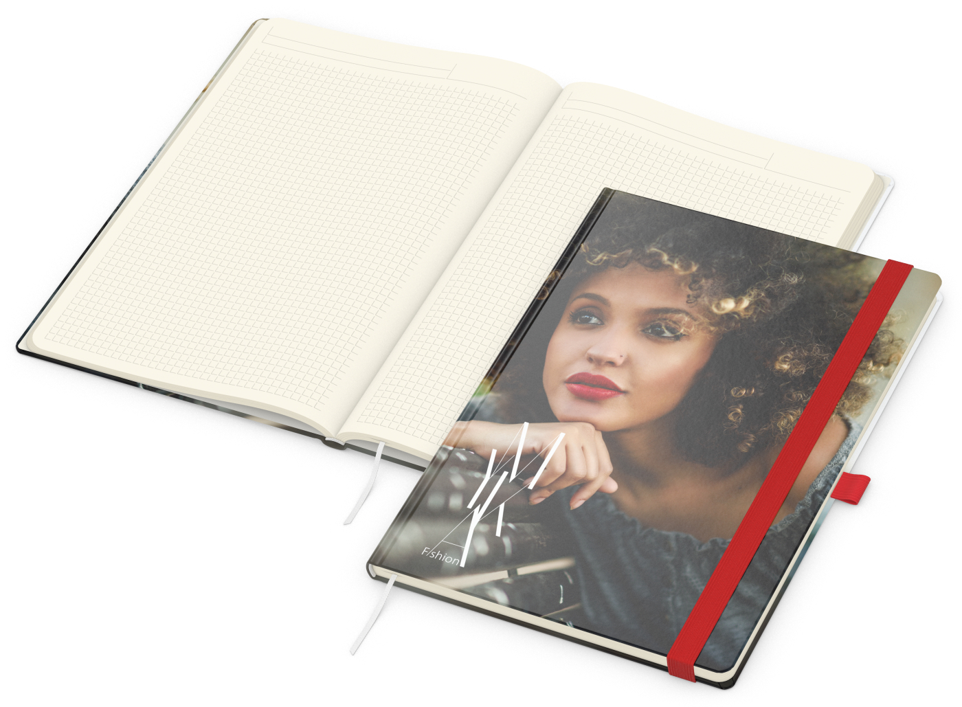 Notizbuch Match-Book Papier-Hardcover individuell bedruckt