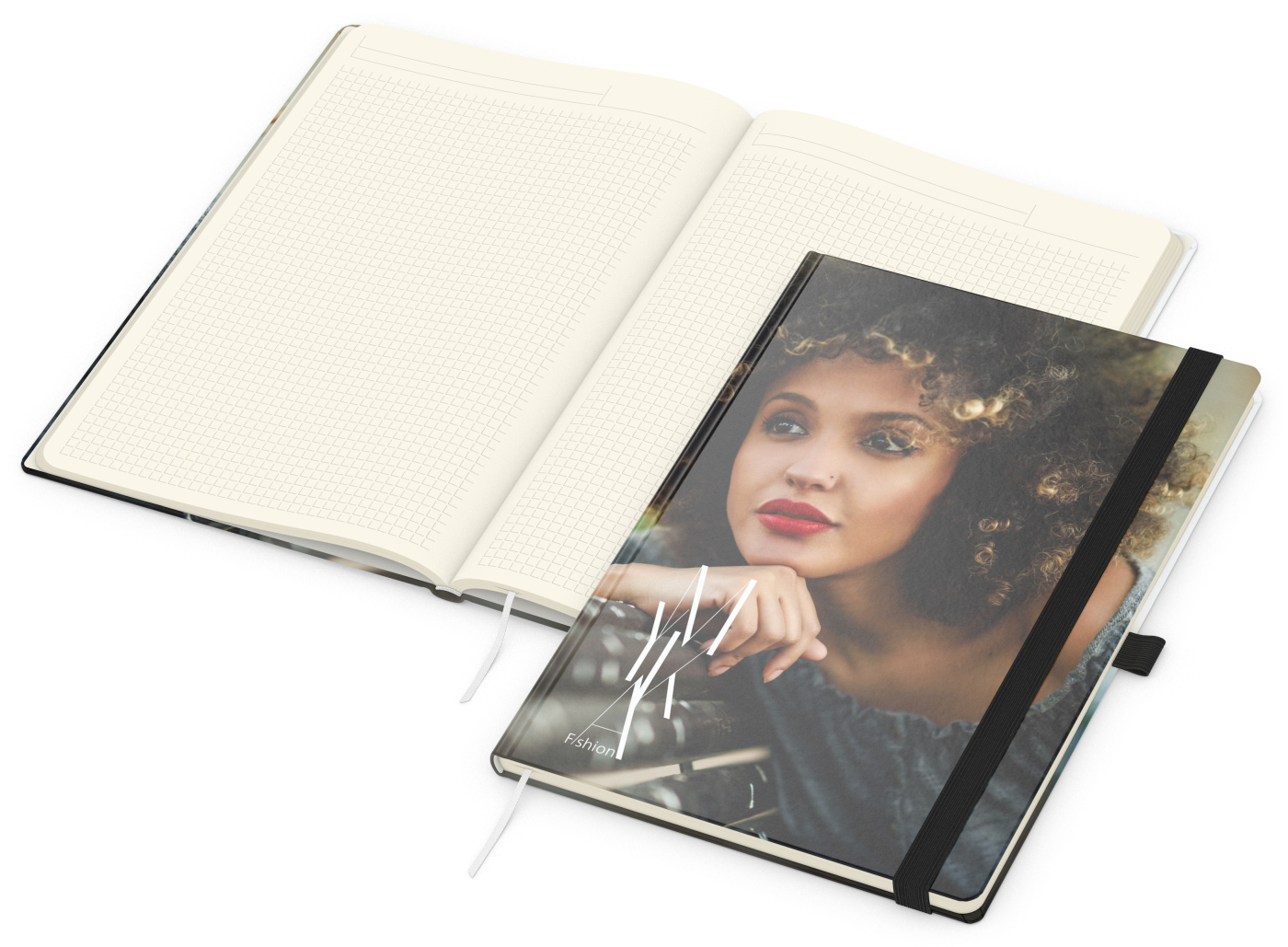 Notizbuch Match-Book Papier-Hardcover individuell bedruckt