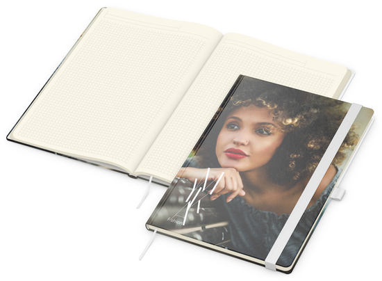 Notizbuch Match-Book Papier-Hardcover individuell bedruckt