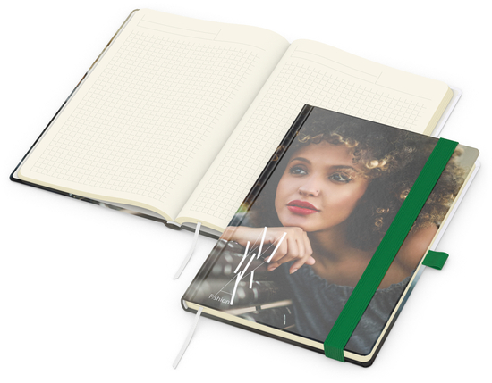 Notizbuch Match-Book Papier-Hardcover individuell bedruckt