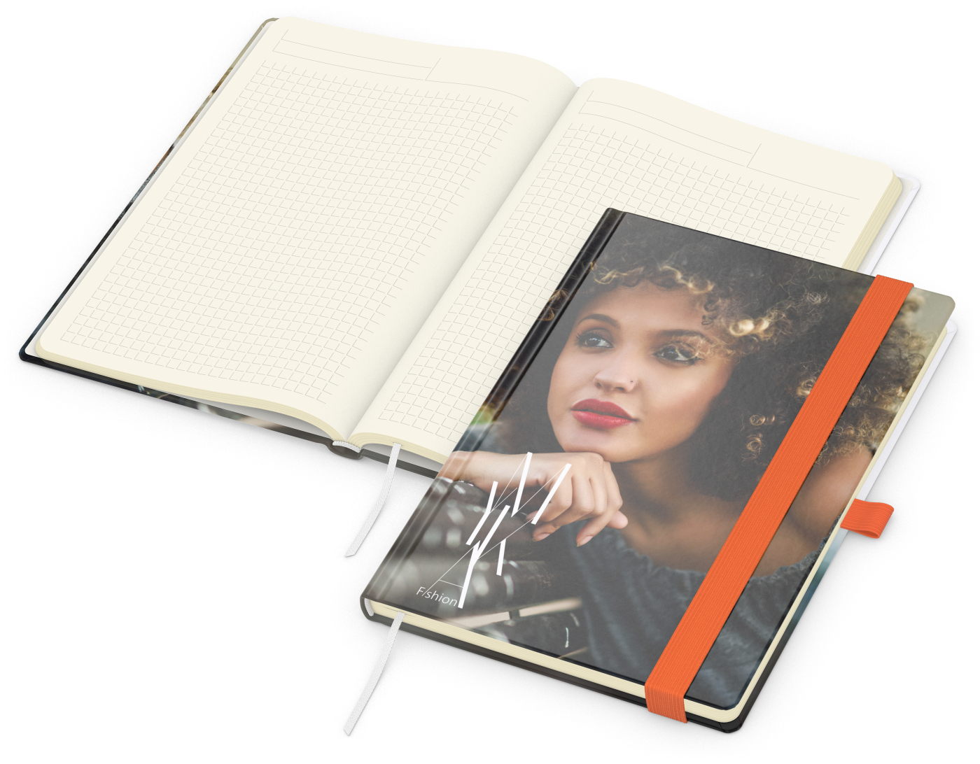 Notizbuch Match-Book Papier-Hardcover individuell bedruckt