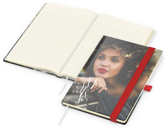 Notizbuch Match-Book Papier-Hardcover individuell bedruckt