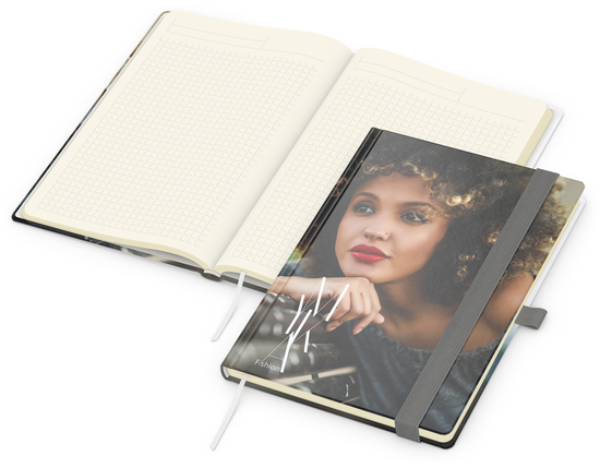 Notizbuch Match-Book Papier-Hardcover individuell bedruckt