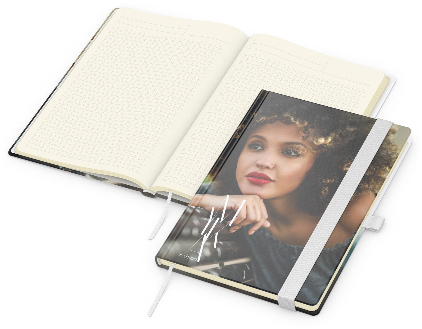 Notizbuch Match-Book Papier-Hardcover individuell bedruckt