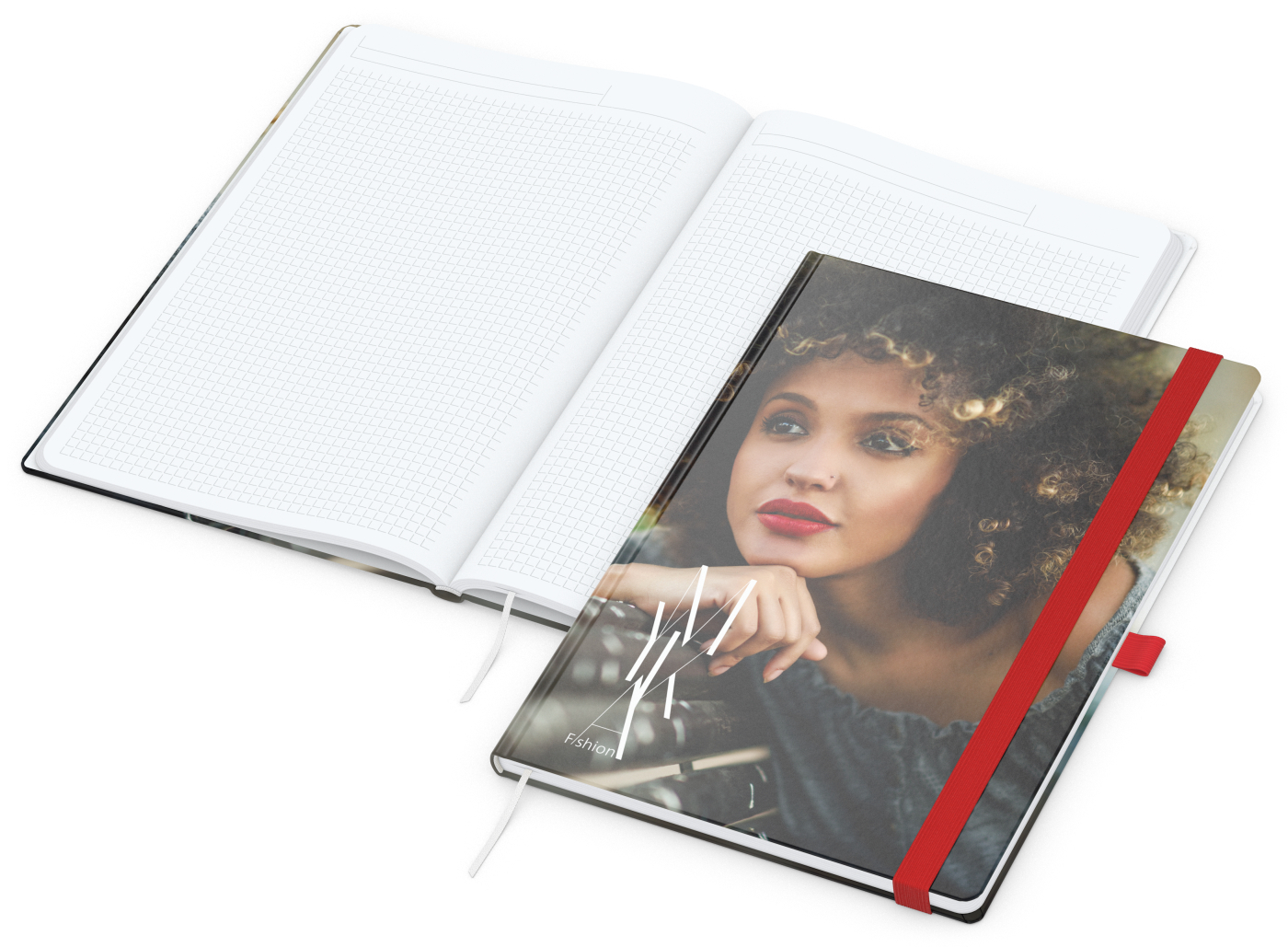 Notizbuch Match-Book Papier-Hardcover individuell bedruckt