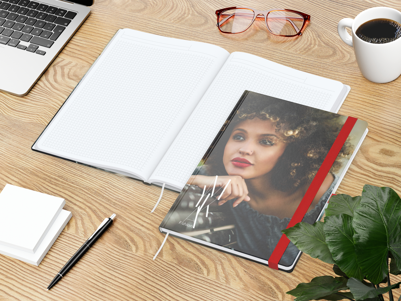 Notizbuch Match-Book Papier-Hardcover individuell bedruckt