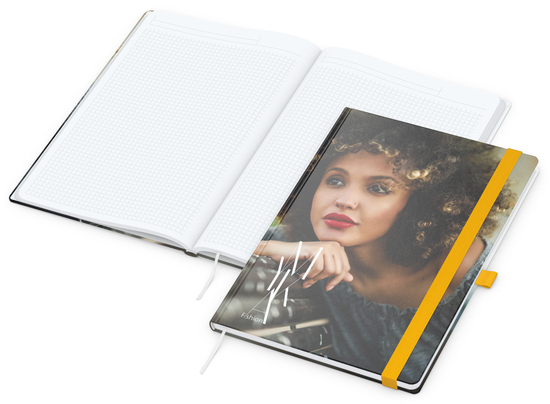 Notizbuch Match-Book Papier-Hardcover individuell bedruckt