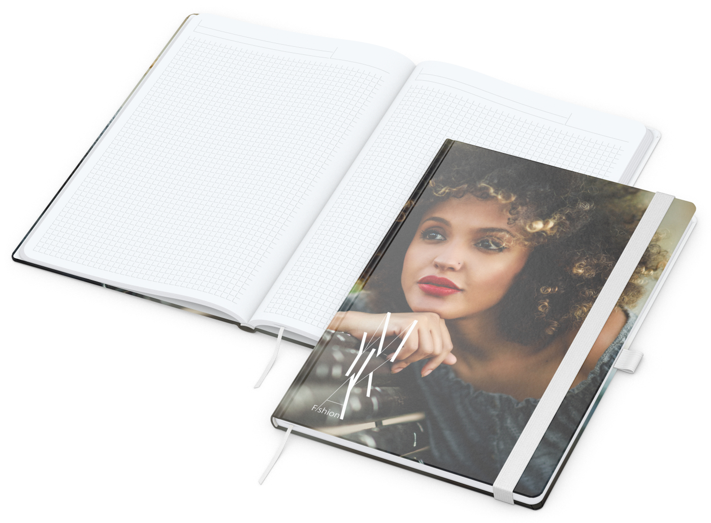 Notizbuch Match-Book Papier-Hardcover individuell bedruckt
