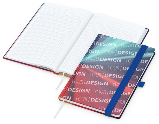 Notizbuch Match-Book Papier-Hardcover individuell bedruckt
