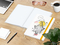 Notizbuch Match-Book Naturpapier-Hardcover individuell bedruckt