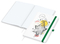 Notizbuch Match-Book Naturpapier-Hardcover individuell bedruckt