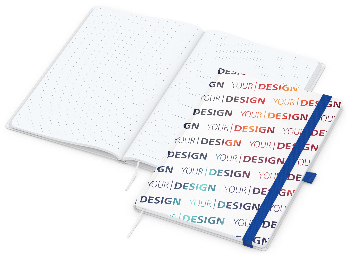 Notizbuch Match-Book Naturpapier-Hardcover individuell bedruckt