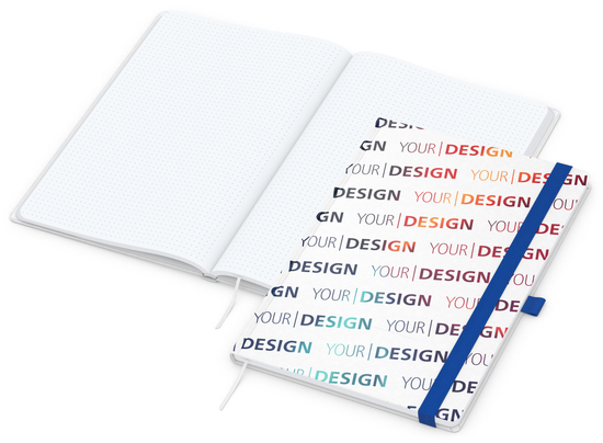 Notizbuch Match-Book Naturpapier-Hardcover individuell bedruckt