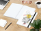 Notizbuch Match-Book Naturpapier-Hardcover individuell bedruckt