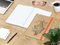 Notizbuch Match-Book Naturpapier-Hardcover individuell bedruckt