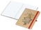 Notizbuch Match-Book Naturpapier-Hardcover individuell bedruckt