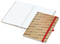 Notizbuch Match-Book Naturpapier-Hardcover individuell bedruckt