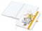 Notizbuch Match-Book Naturpapier-Hardcover individuell bedruckt