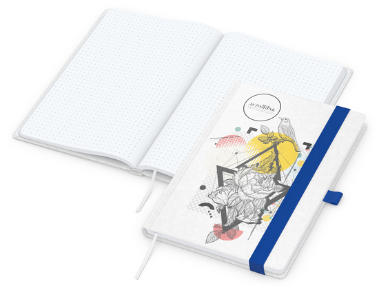 Notizbuch Match-Book Naturpapier-Hardcover individuell bedruckt