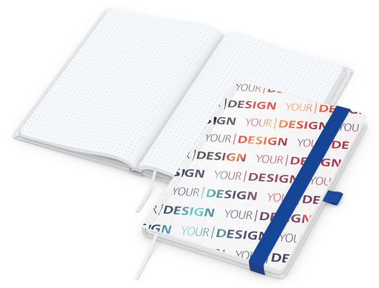 Notizbuch Match-Book Naturpapier-Hardcover individuell bedruckt
