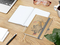 Notizbuch Match-Book Naturpapier-Hardcover individuell bedruckt
