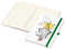 Notizbuch Match-Book Naturpapier-Hardcover individuell bedruckt
