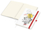 Notizbuch Match-Book Naturpapier-Hardcover individuell bedruckt