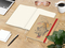Notizbuch Match-Book Naturpapier-Hardcover individuell bedruckt