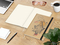 Notizbuch Match-Book Naturpapier-Hardcover individuell bedruckt